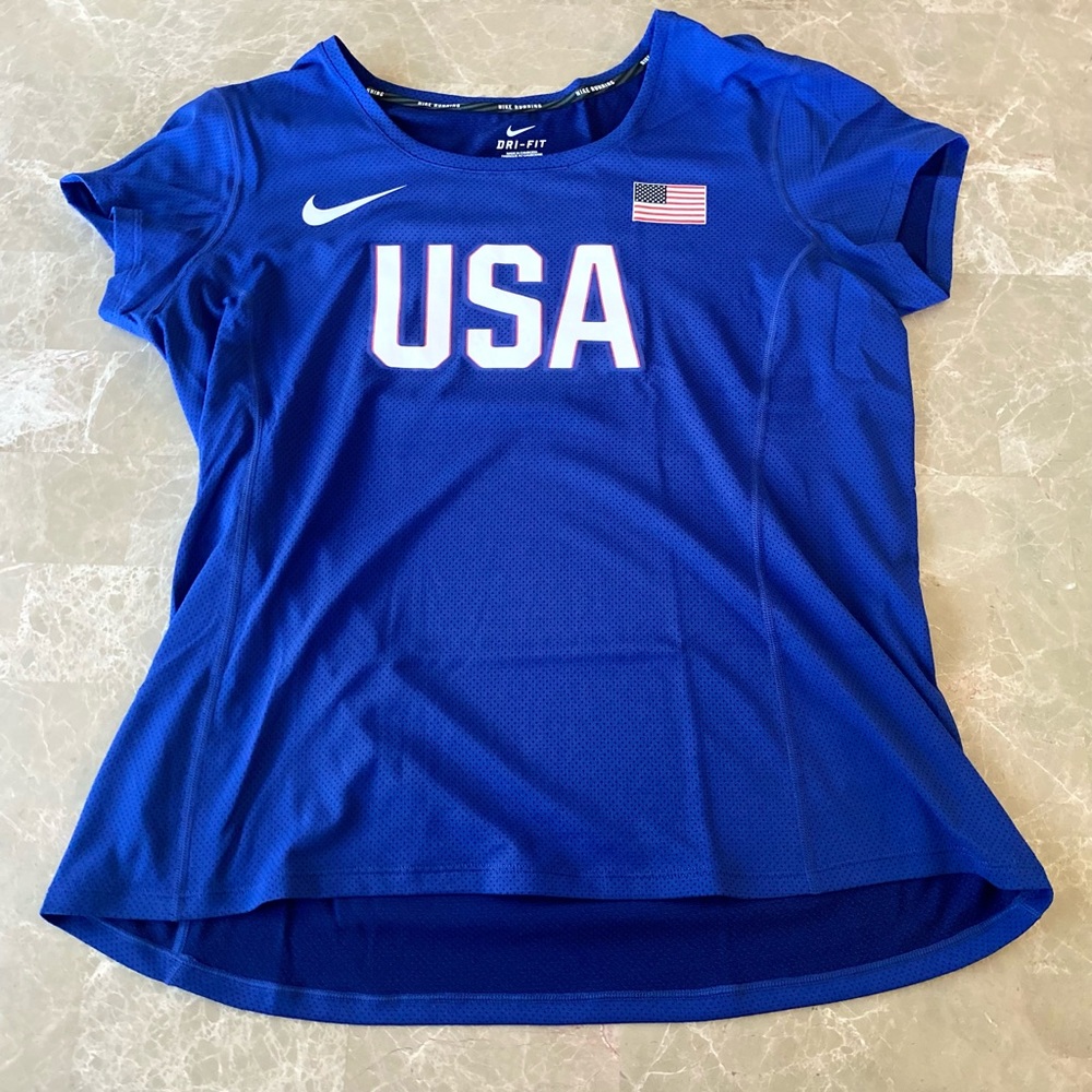 Team USA Olympics 2016 Track & Field Women Kit RARE XLarge Pro Elite 743476-443